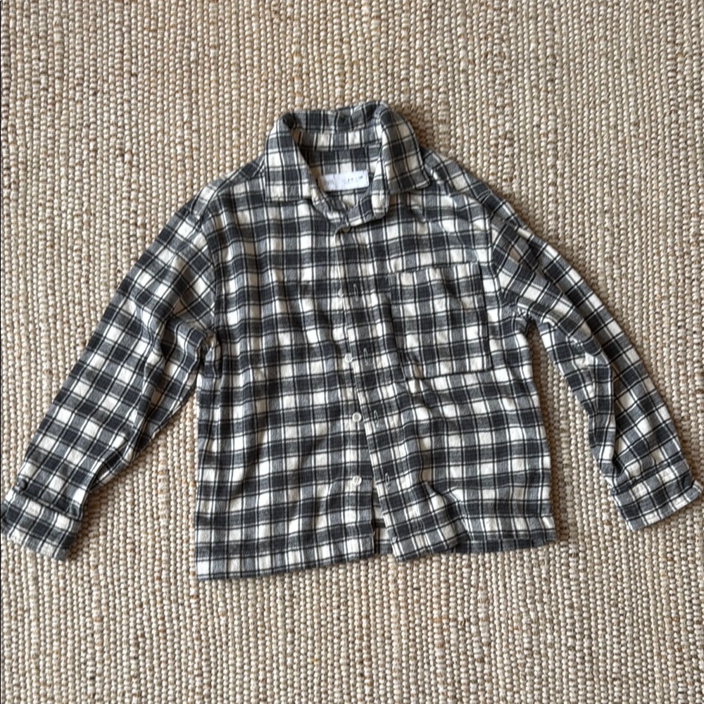 Zara Plaid Button-Up flannel 9